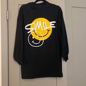 ASOS Smile oversized sweatshirt 0 black